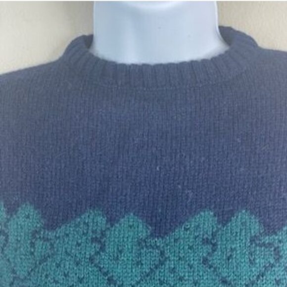 Vintage Skyr Cottagecore Mallard Duck Sweater XSmall Countryside Forest Wool - Picture 3 of 8